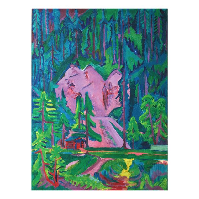Mountain prints Ernst Ludwig Kirchner - Quarry in the Wild