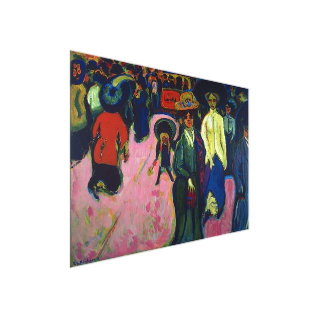 Contemporary art prints Ernst Ludwig Kirchner - Street Scene: In Front of a Shop Window