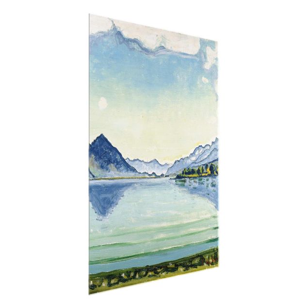 Landscape canvas prints Ferdinand Hodler - Thunersee of Leissigen