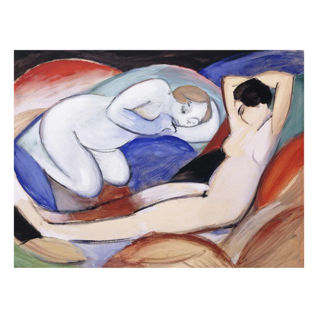 Canvas art Franz Marc - Two Acts