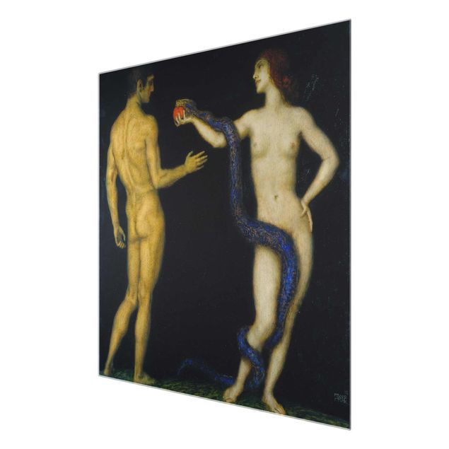 Contemporary art prints Franz von Stuck - Adam and Eve
