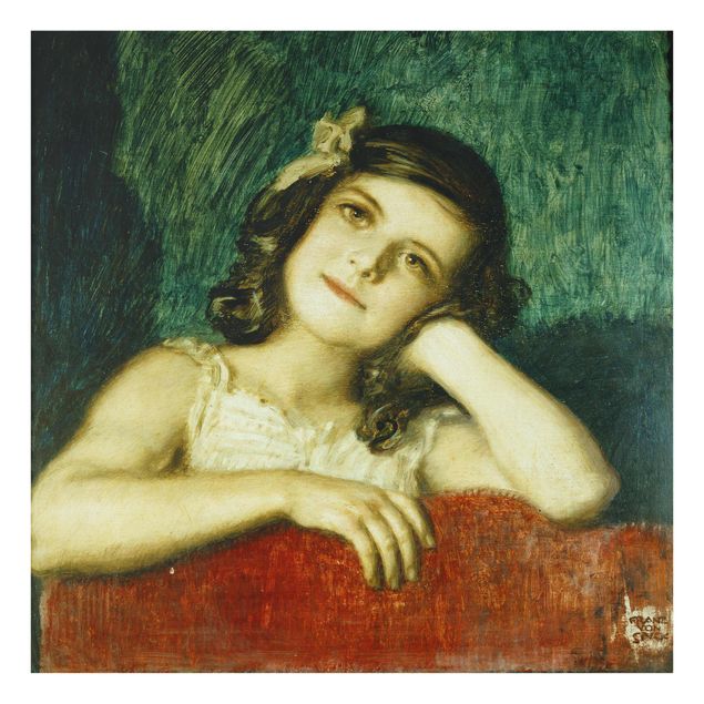 Prints modern Franz von Stuck - Mary, the Daughter of the Artist
