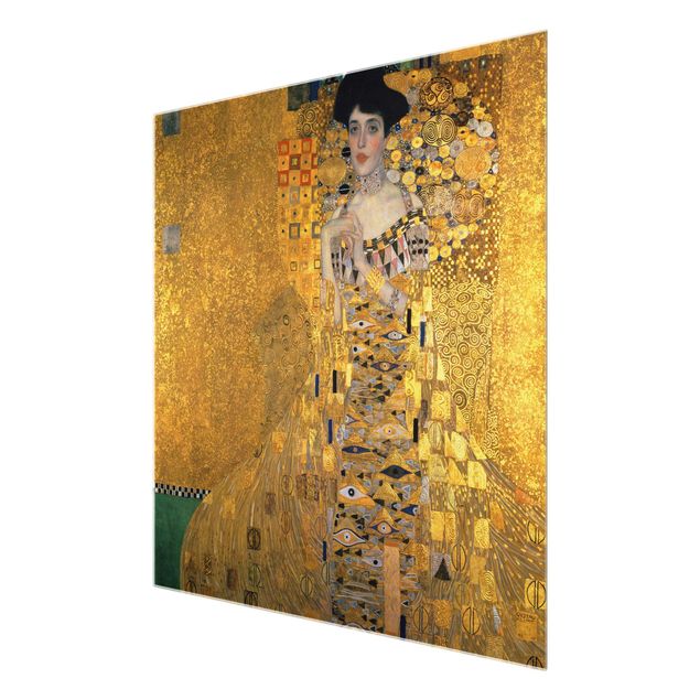 Framed portrait prints Gustav Klimt - Portrait Of Adele Bloch-Bauer I