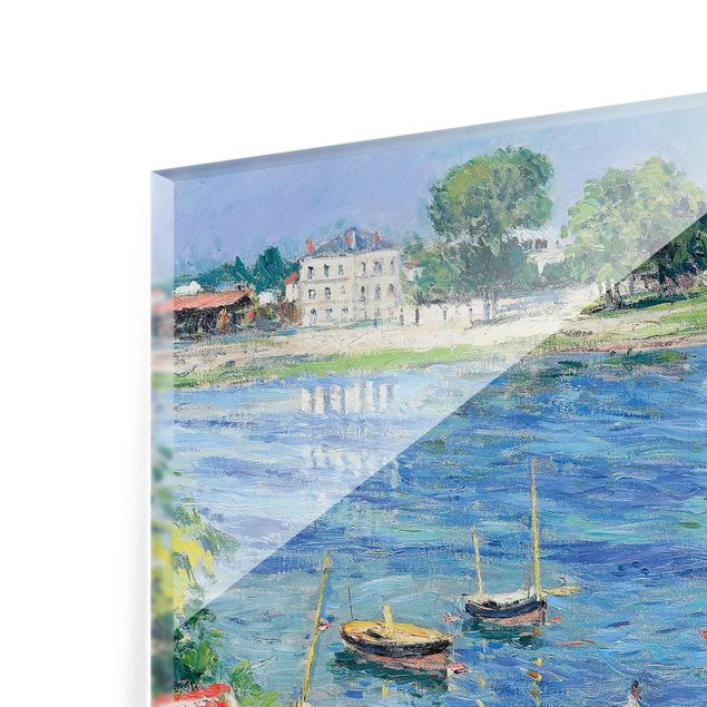 Glas Magnetboard Gustave Caillebotte - The Seine At Argenteuil