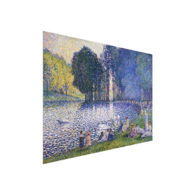 Post impressionism Henri Edmond Cross - The Lake In The Bois De Boulogne