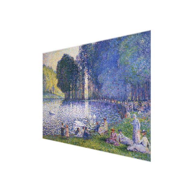 Prints landscape Henri Edmond Cross - The Lake In The Bois De Boulogne