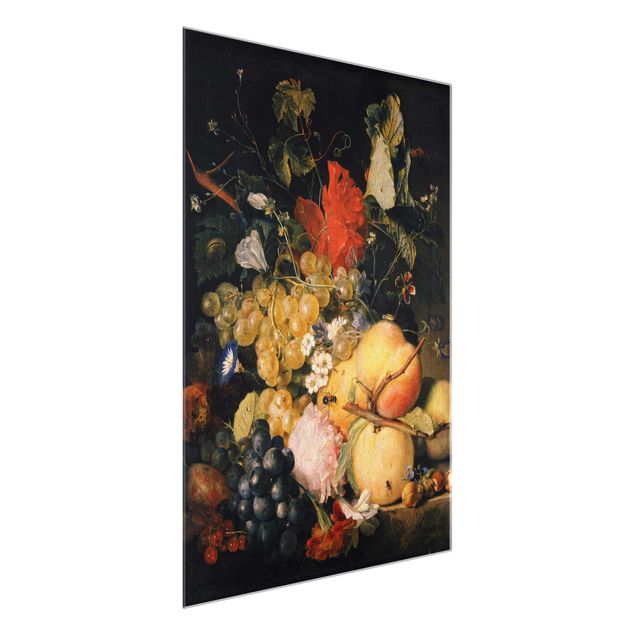 Prints modern Jan van Huysum - Fruits, Flowers and Insects