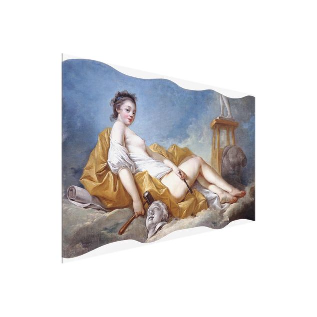 Contemporary art prints Jean Honoré Fragonard - Personification of Painting