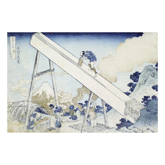 Mountain prints Katsushika Hokusai - In The Totomi Mountains