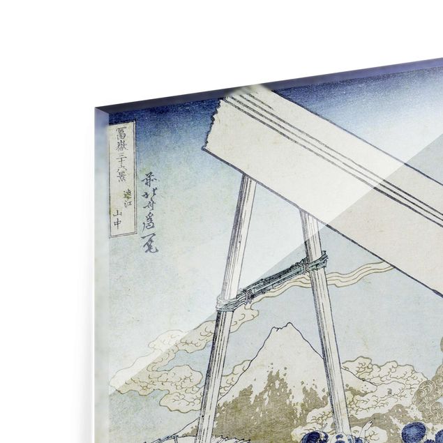 Canvas art Katsushika Hokusai - In The Totomi Mountains