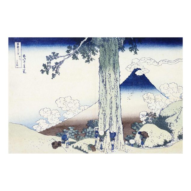 Mountain wall art Katsushika Hokusai - Mishima Pass In Kai Province