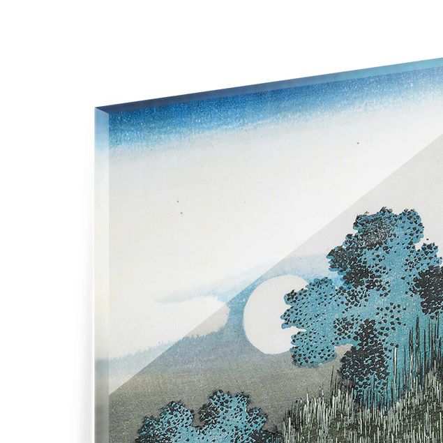 Navy blue wall art Katsushika Hokusai - Rice Carriers (Tokusagari)