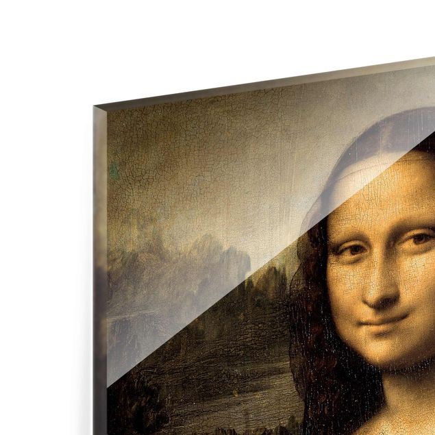 Prints green Leonardo da Vinci - Mona Lisa
