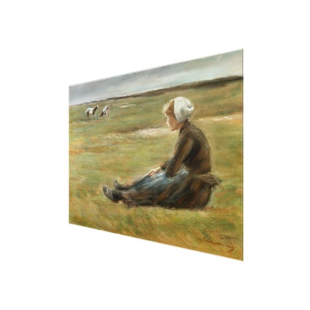 Portrait canvas prints Max Liebermann - The Beach, Scheveningen