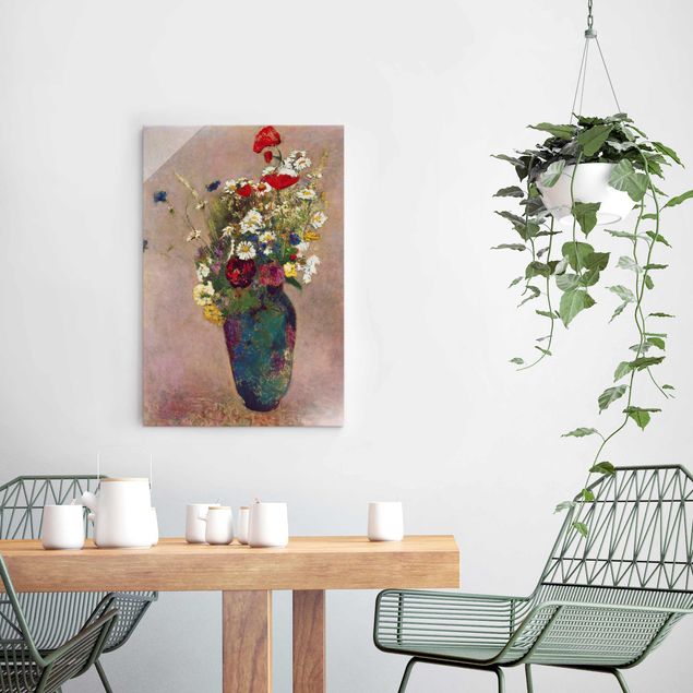 Art styles Odilon Redon - Flower Vase with Poppies