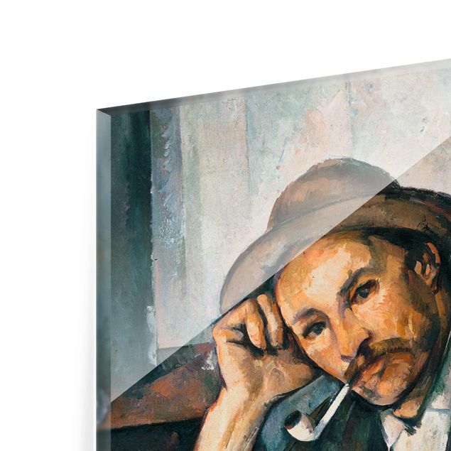 Portrait canvas prints Paul Cézanne - The Pipe Smoker