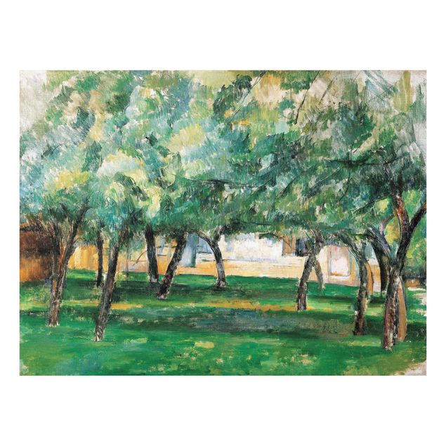 Prints landscape Paul Cézanne - Farm In Normandy