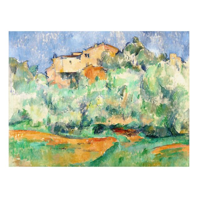 Prints landscape Paul Cézanne - House And Dovecote At Bellevue
