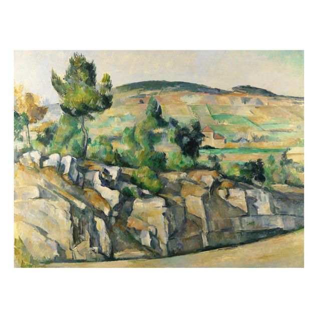 Landscape canvas prints Paul Cézanne - Hillside In Provence