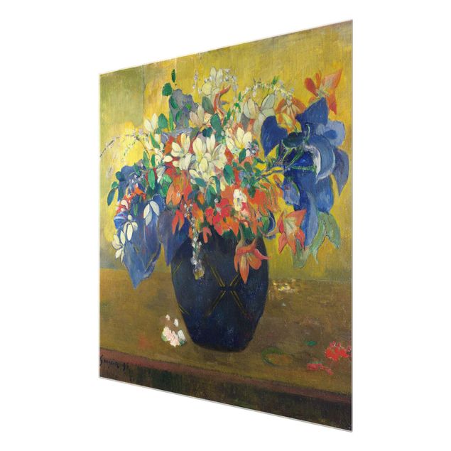Floral canvas Paul Gauguin - Flowers in a Vase