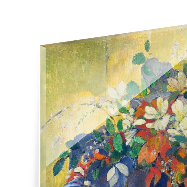 Prints multicoloured Paul Gauguin - Flowers in a Vase