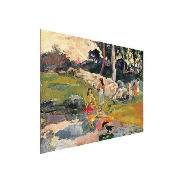 Landscape wall art Paul Gauguin - Women At The Banks Of River
