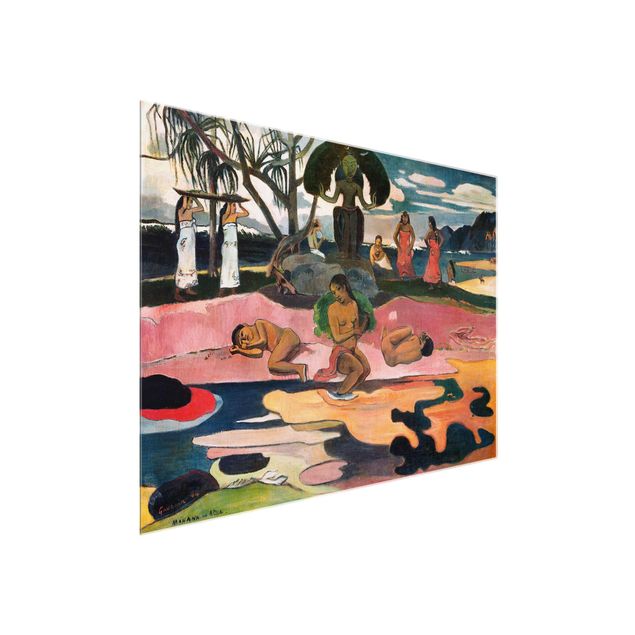 Prints landscape Paul Gauguin - Day Of The Gods (Mahana No Atua)