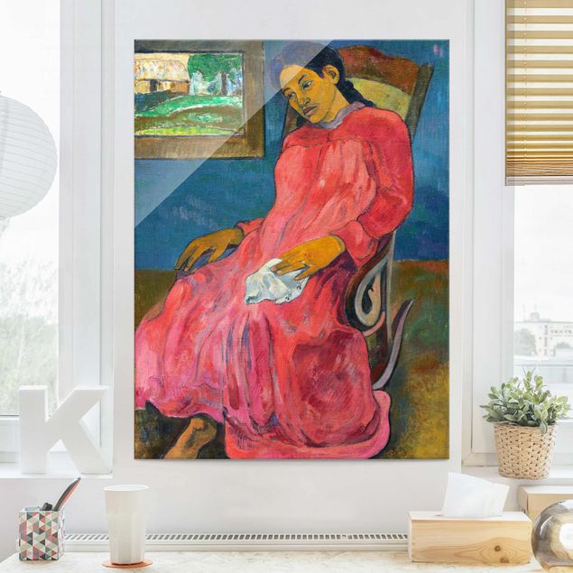 Abstract impressionism Paul Gauguin - Faaturuma (Melancholic)