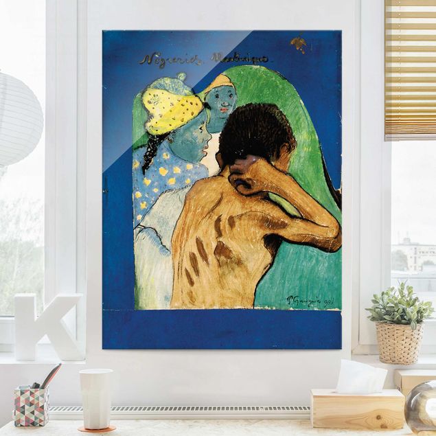 Paintings of impressionism Paul Gauguin - Nègreries Martinique