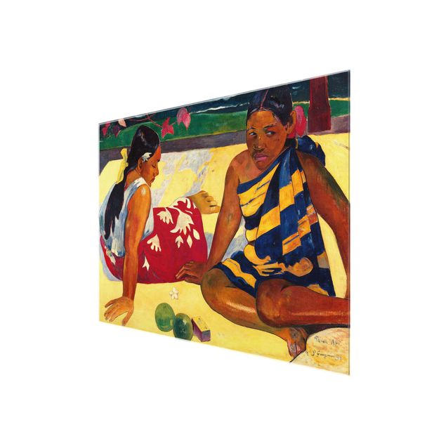 Prints portrait Paul Gauguin - Parau Api (Two Women Of Tahiti)