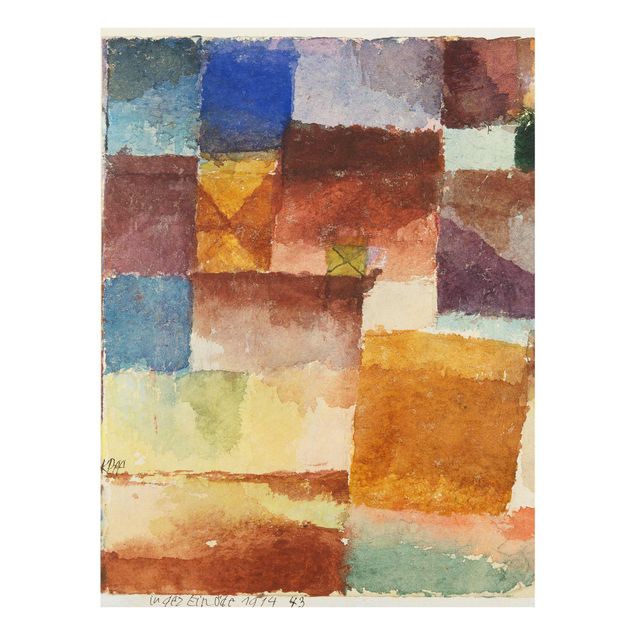 Modern art prints Paul Klee - In the Wasteland