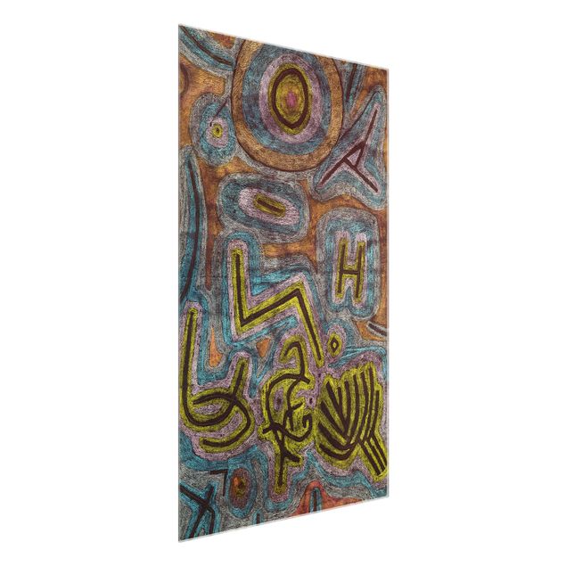 Abstract canvas wall art Paul Klee - Catharsis