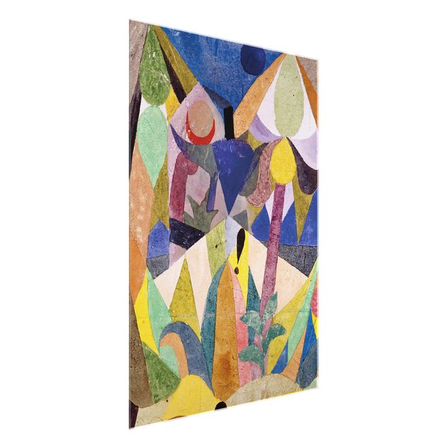 Glass prints landscape Paul Klee - Mild tropical Landscape
