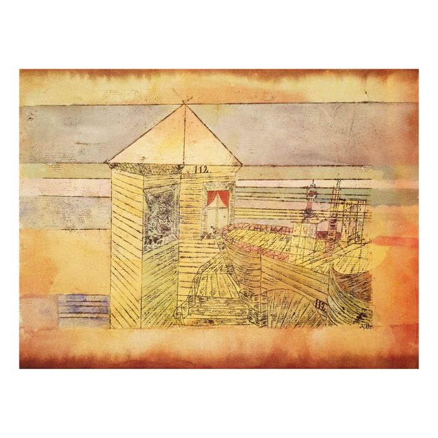 Contemporary art prints Paul Klee - Wonderful Landing, Or '112!'