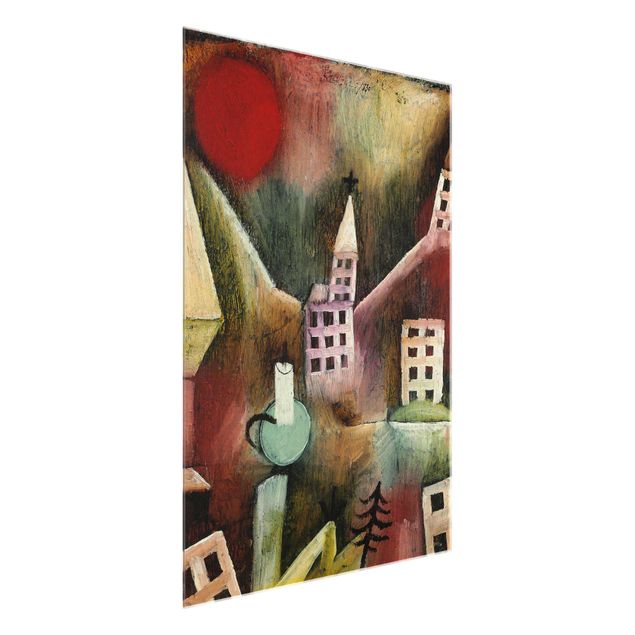 Canvas art Paul Klee - Destroyed Village