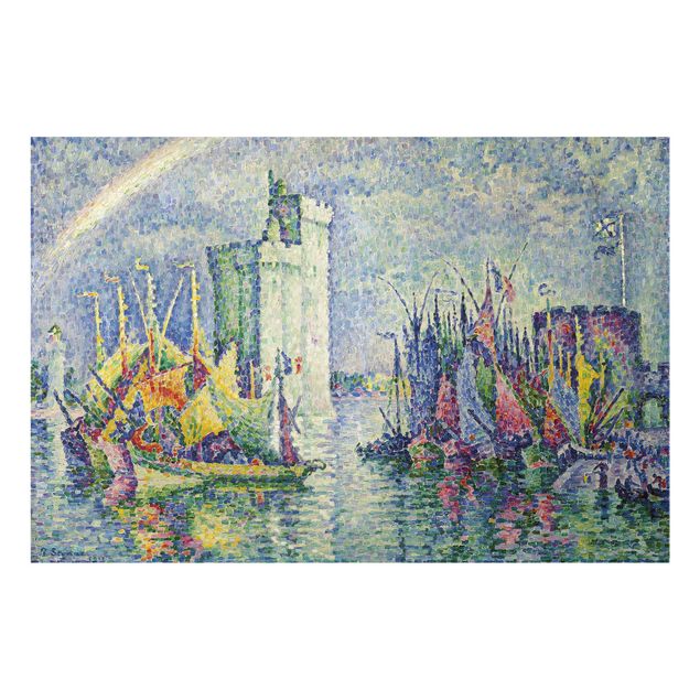 Canvas art Paul Signac - Rainbow at the Port of La Rochelle