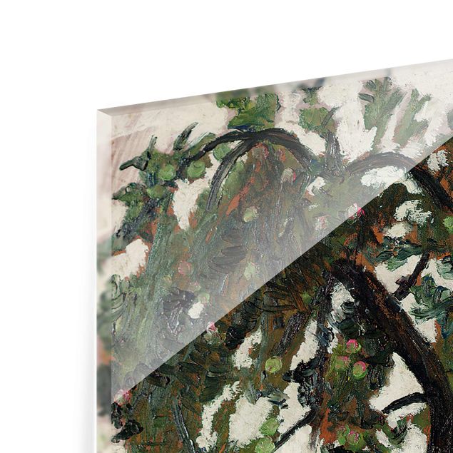 Prints Paula Modersohn-Becker - Elsbeth with Chickens under Apple Tree