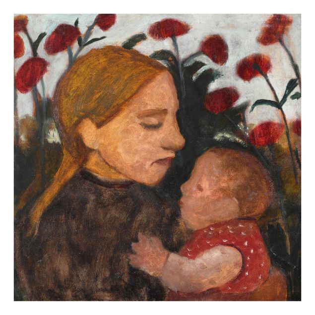 Contemporary art prints Paula Modersohn-Becker - Girl with Child