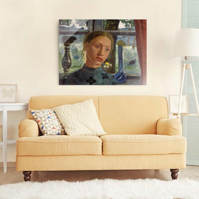 Art styles Paula Modersohn-Becker - Girl'S Head In Front Of A Window