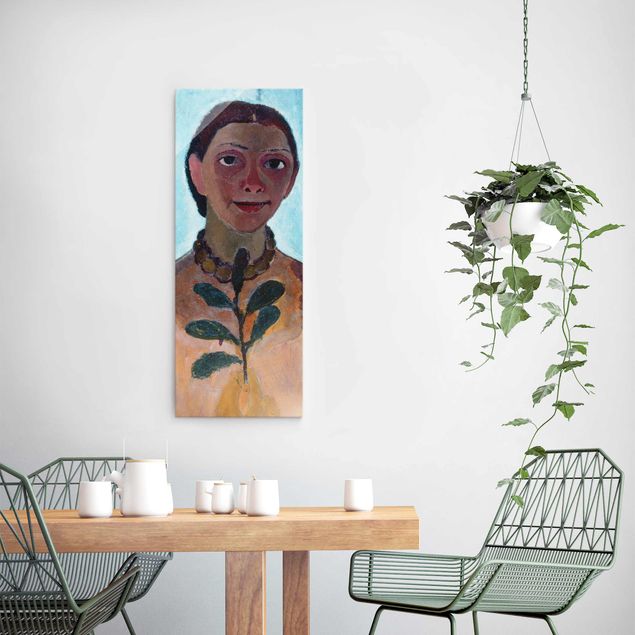 Art styles Paula Modersohn-Becker - Self-Portrait With Camellia Twig
