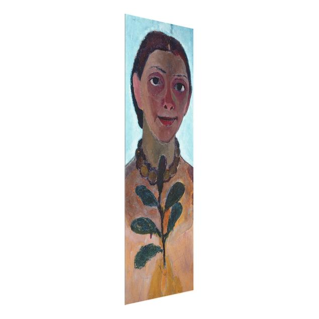 Art prints Paula Modersohn-Becker - Self-Portrait With Camellia Twig