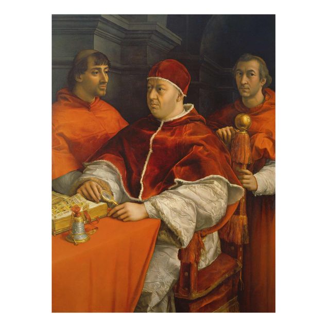 Modern art prints Raffael - Portrait of Pope Leo X