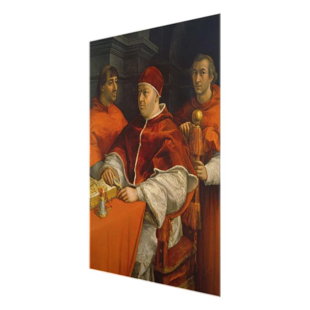 Portrait canvas prints Raffael - Portrait of Pope Leo X
