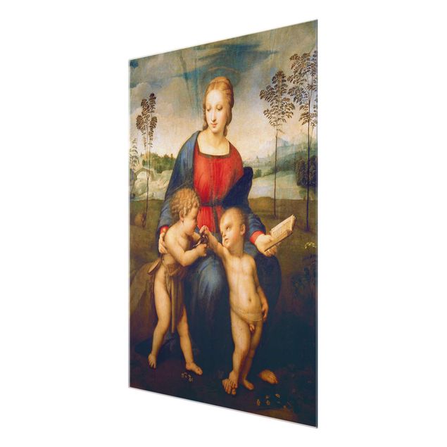 Portrait canvas prints Raffael - Madonna of the Goldfinch
