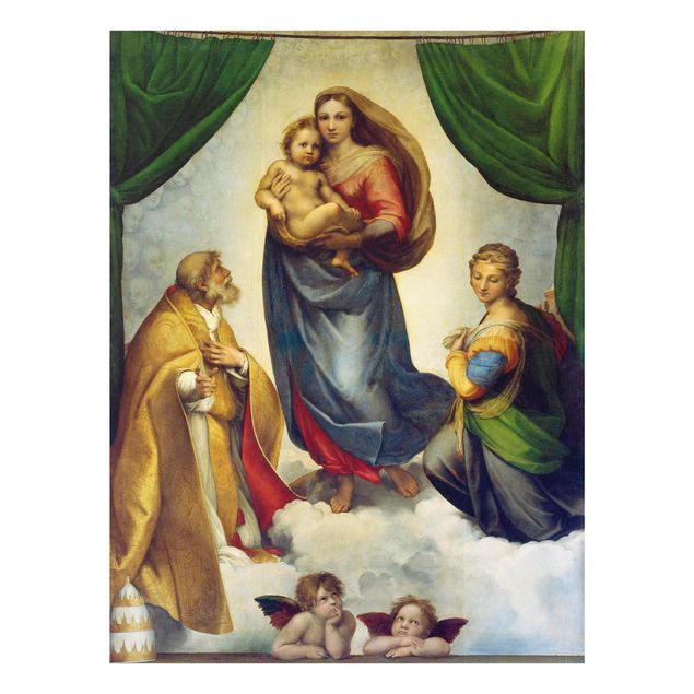 Modern art prints Raffael - The Sistine Madonna