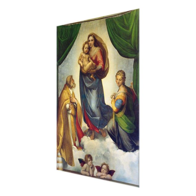 Portrait canvas prints Raffael - The Sistine Madonna