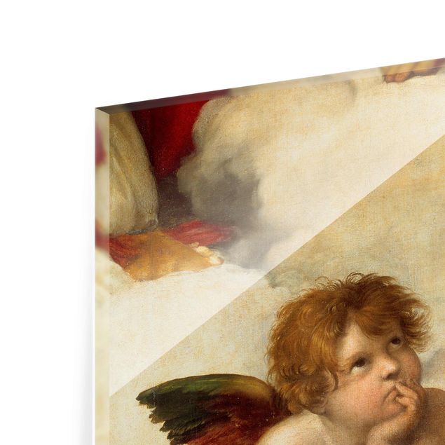 Raffael Raffael - Two Angels. Detail from The Sistine Madonna