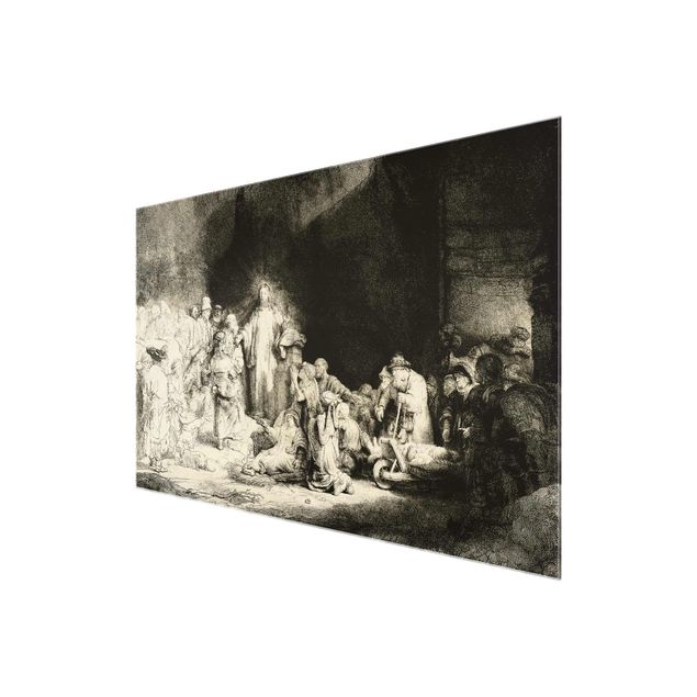 Contemporary art prints Rembrandt van Rijn - Christ healing the Sick. The Hundred Guilder