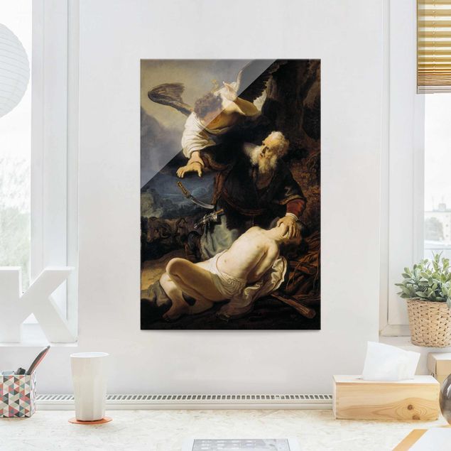 Art styles Rembrandt van Rijn - The Angel prevents the Sacrifice of Isaac