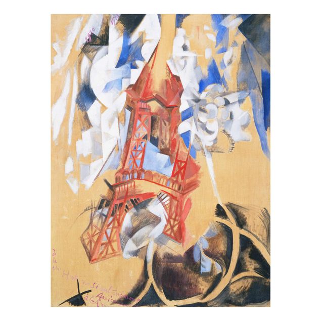 Prints abstract Robert Delaunay - Eiffel Tower